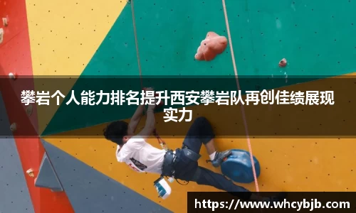 攀岩个人能力排名提升西安攀岩队再创佳绩展现实力